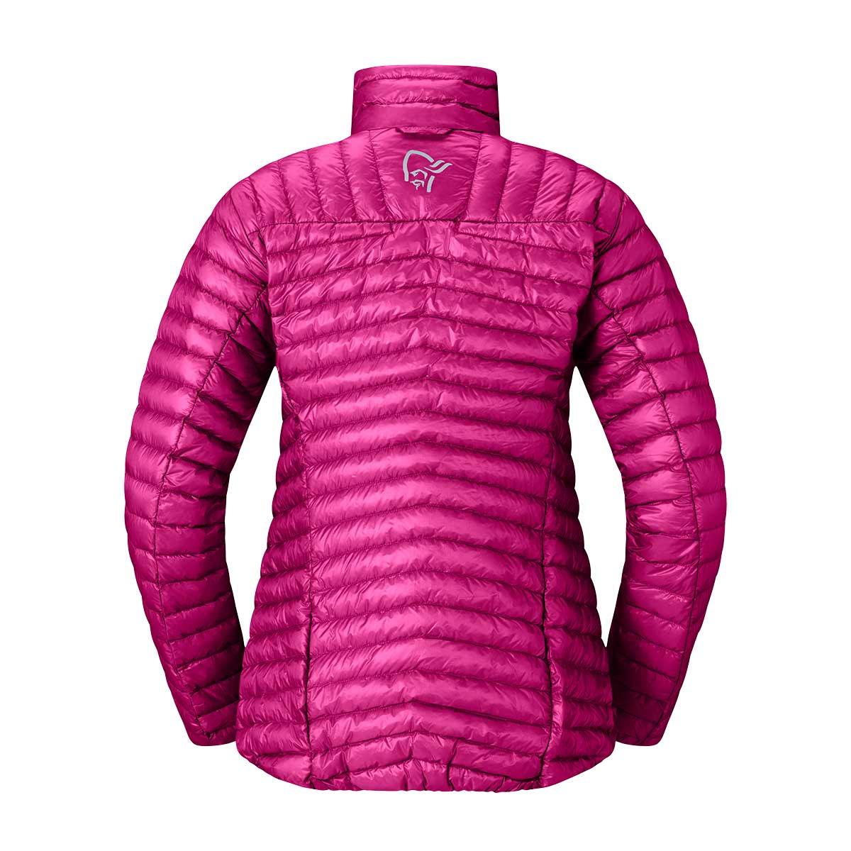 Norrona Trollveggen Superlight Down800 Jacket Women's in Festival Fuchsia